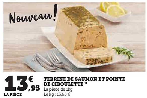 TERRINE DE SAUMON ET POINTE DE CIBOULETTE