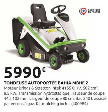 TONDEUSE AUTOPORTÉE BAHIA MBHE 2