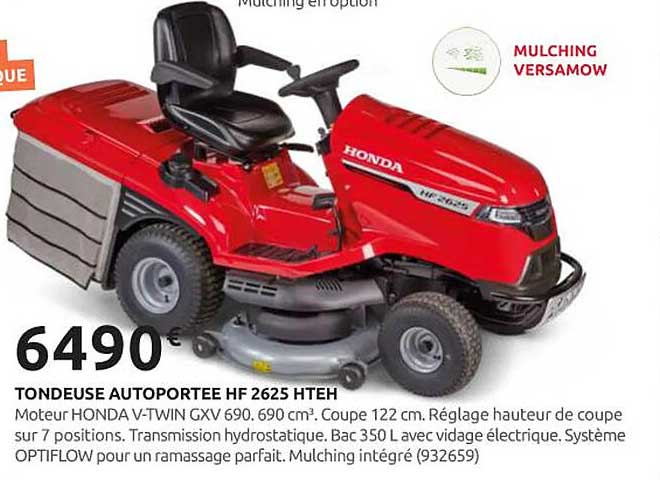TONDEUSE AUTOPORTÉE HF 2625 HTEH