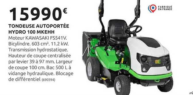 TONDEUSE AUTOPORTÉE HYDRO 100 MKEHH