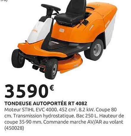 TONDEUSE AUTOPORTÉE RT 4082