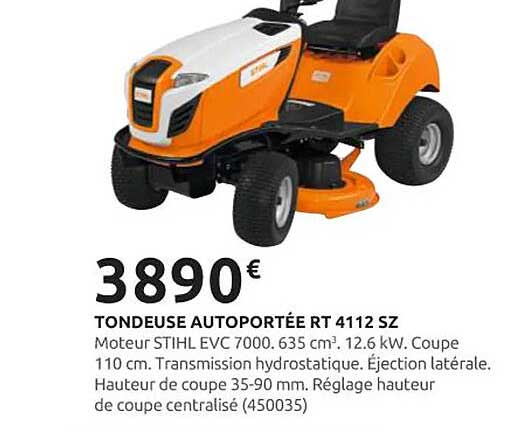 TONDEUSE AUTOPORTEÉ RT 4112 SZ