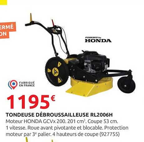 TONDEUSE DÉBROUSSAILLEUSE RL2006H