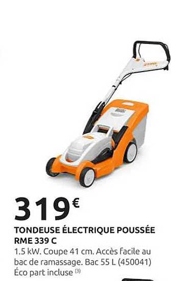 TONDEUSE ÉLECTRIQUE POUSSÉE RME 339 C