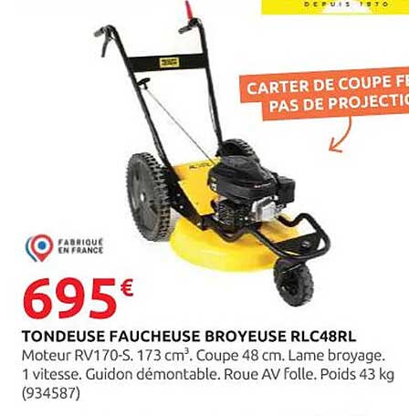 TONDEUSE FAUCHEUSE BROYEUSE RLC48RL