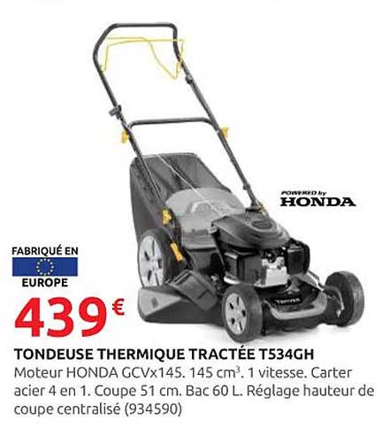 TONDEUSE THERMIQUE TRACTÉE T534GH