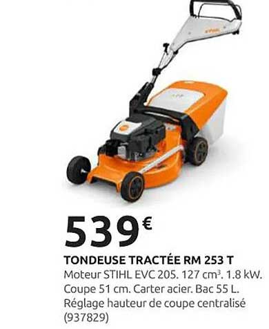 TONDEUSE TRACTÉE RM 253 T