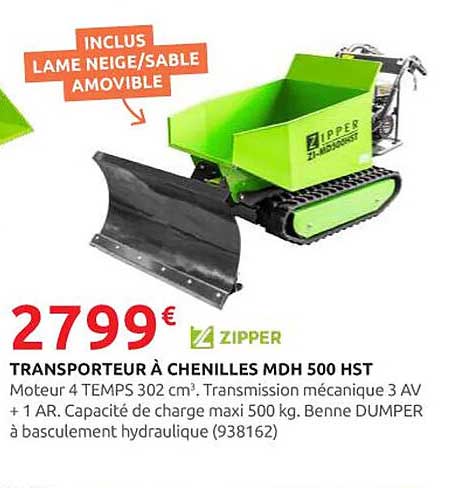 TRANSPORTEUR À CHENILLES MDH 500 HST
