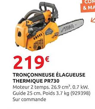 TRONÇONNEUSE ÉLAGUEUSE THERMIQUE PR730