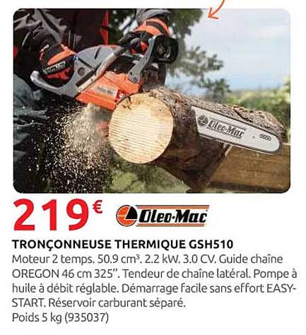 TRONÇONNEUSE THERMIQUE GSH510