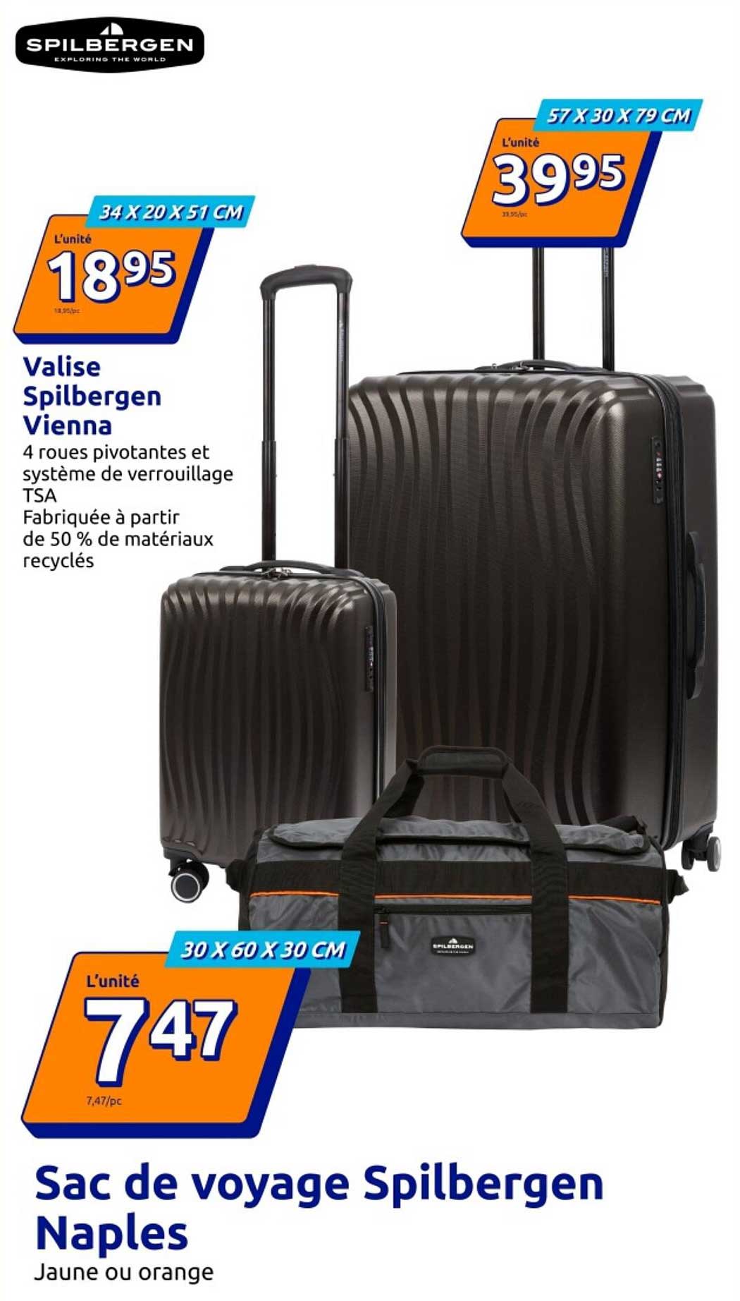 Valise Spilbergen Vienna
Sac de voyage Spilbergen Naples