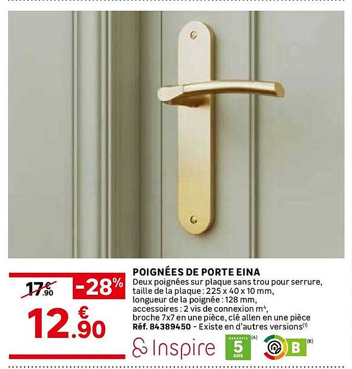 POIGNÉES DE PORTE EINA