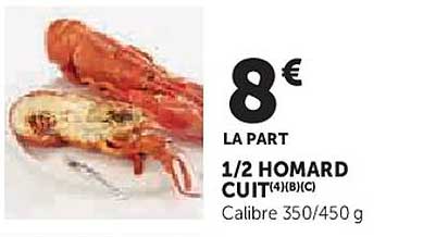 1/2 HOMARD CUIT