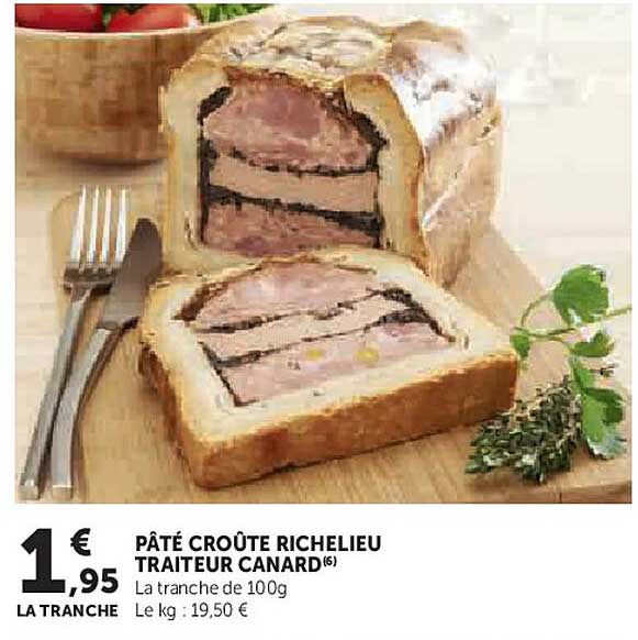 Pâté Croute Richelieu Traiteur Canard
