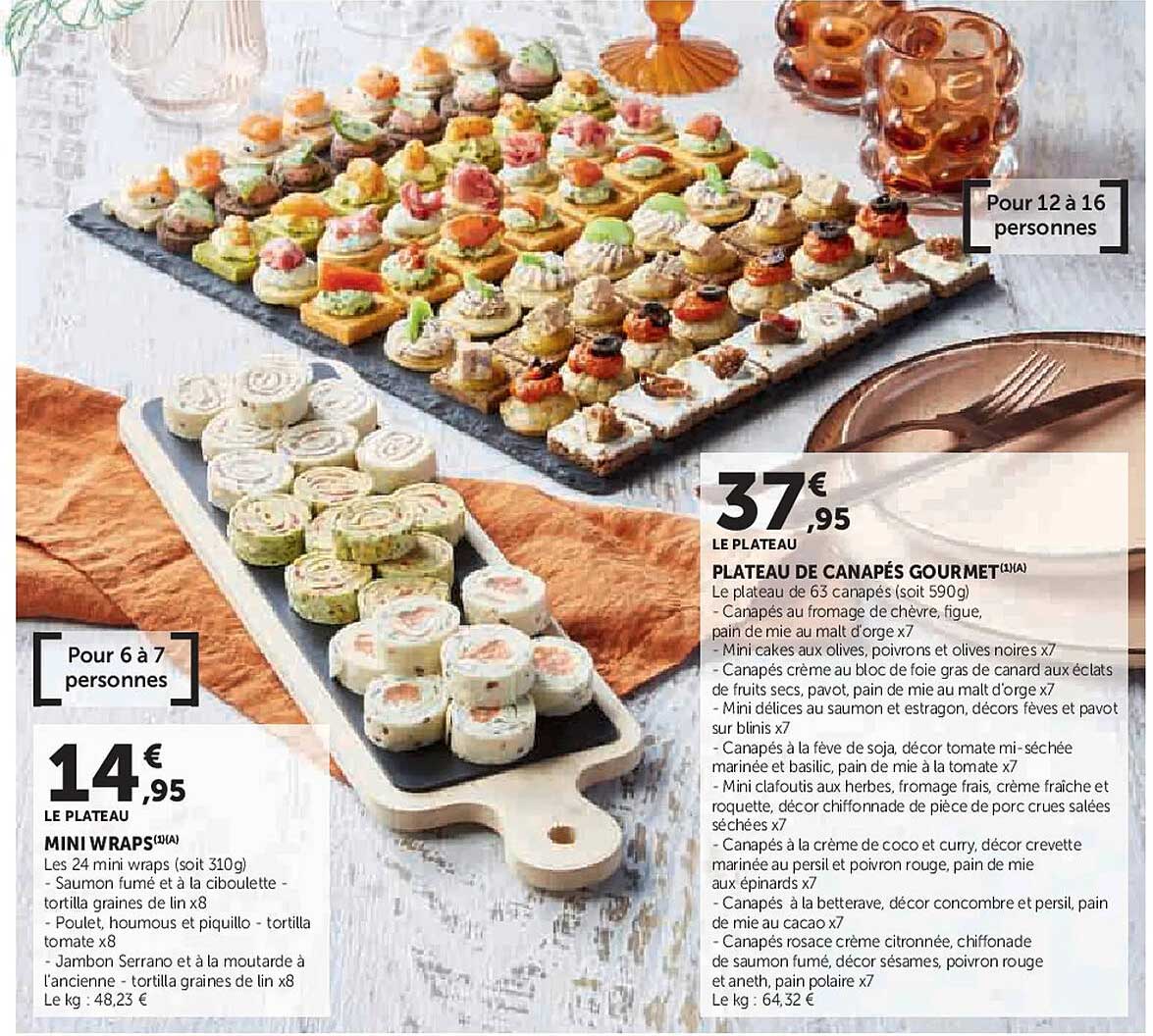 Plateau de Canapés Gourmet