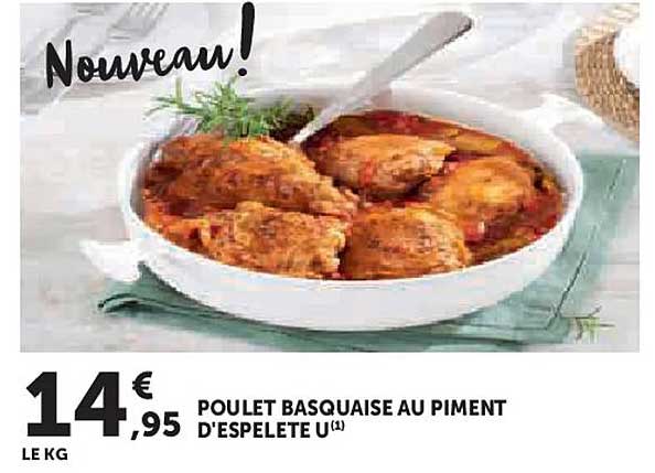 POULET BASQUAISE AU PIMENT D'ESPELETE U