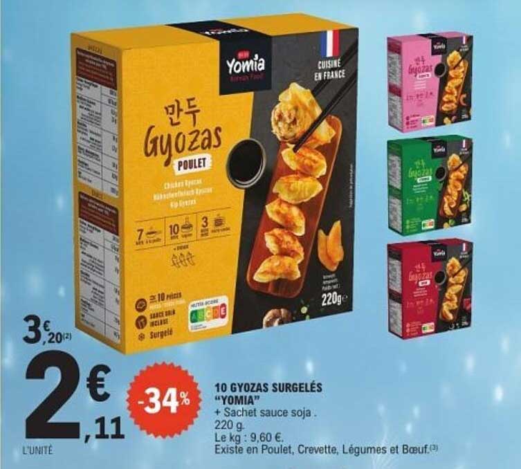 10 Gyozas surgelés “Yomia”