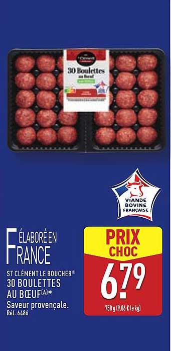 30 Boulettes au Bœuf