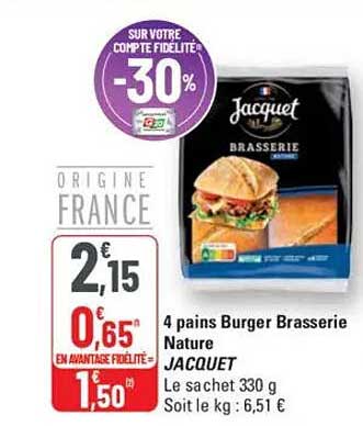 4 pains Burger Brasserie Nature