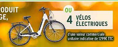 4 VÉLOS ÉLECTRIQUES