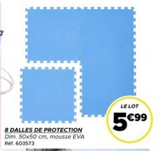8 DALLES DE PROTECTION