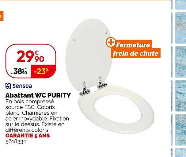 Abattant WC PURITY
