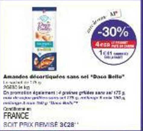 Amandes décortiquées sans sel "Duca Bello"