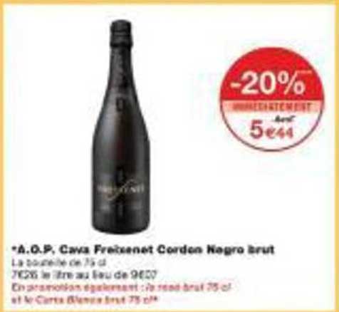 *A.O.P. Cava Freixenet Cordon Negro brut