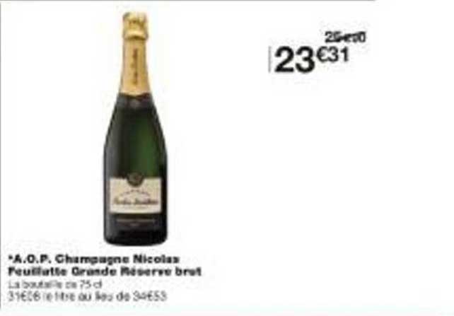 A.O.P. Champagne Nicolas Feuillatte Grande Réserve brut