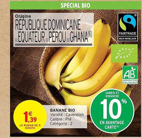 BANANE BIO 1€