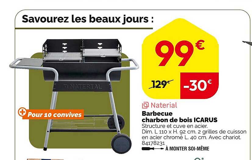 Barbecue charbon de bois ICARUS