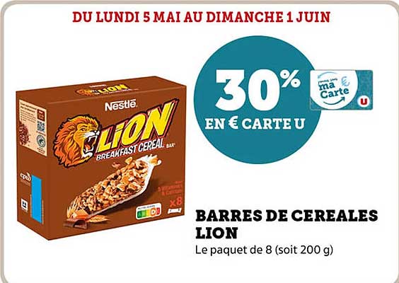 BARRES DE CEREALES LION
