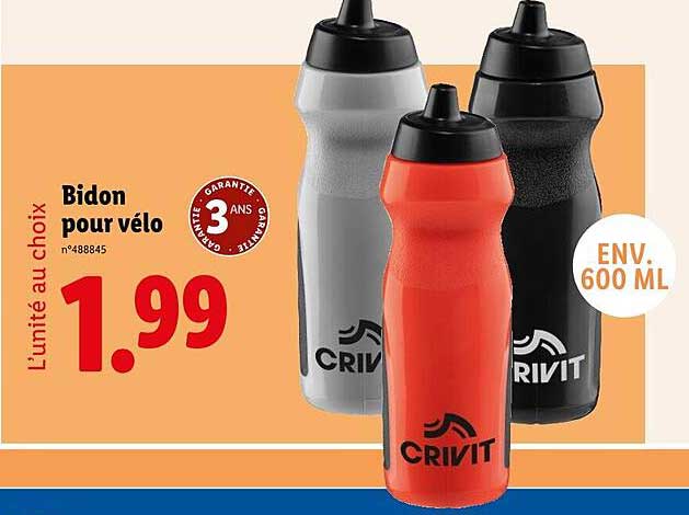 Bidon pour vélo