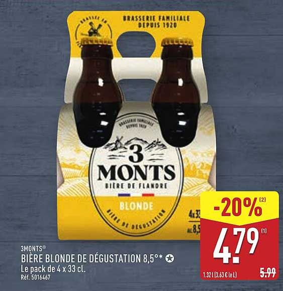 Bière Blonde de Dégustation 8,5%