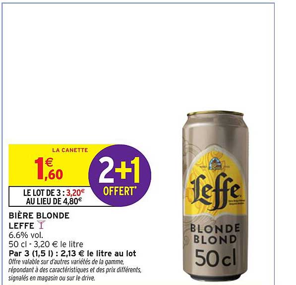 Bière Blonde Leffe