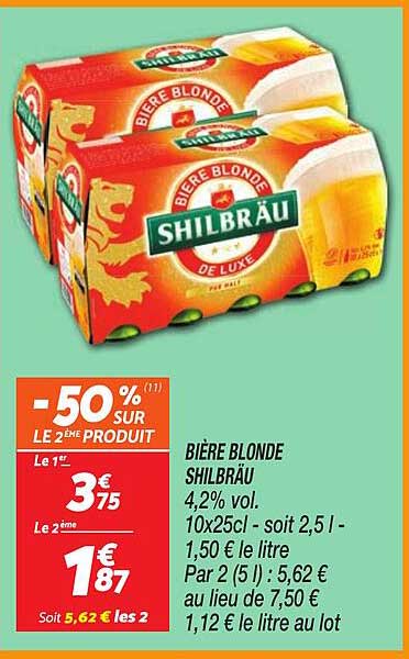 BIÈRE BLONDE SHILBRÄU