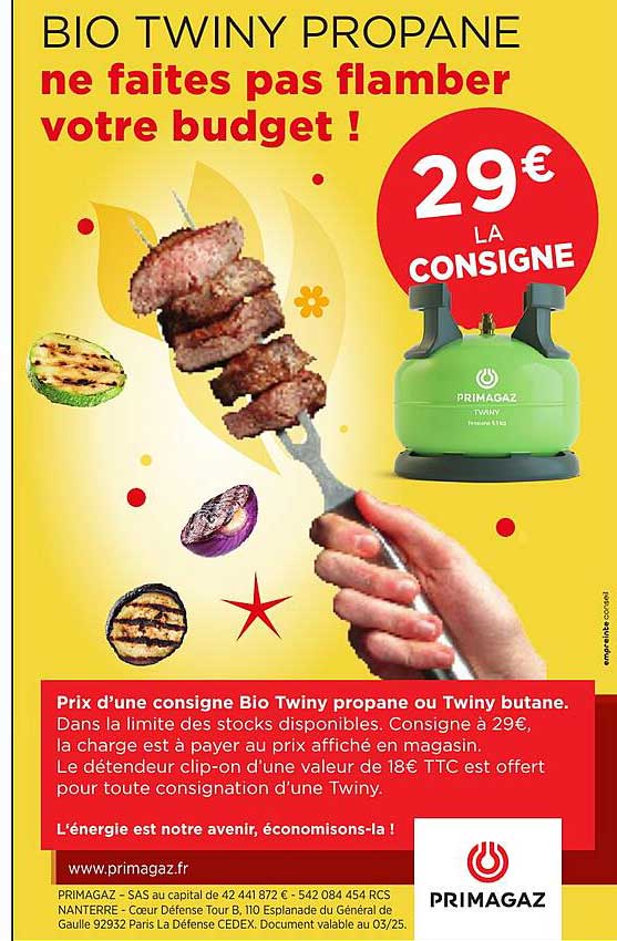 BIO TWINY PROPANE ne faites pas flamber votre budget !