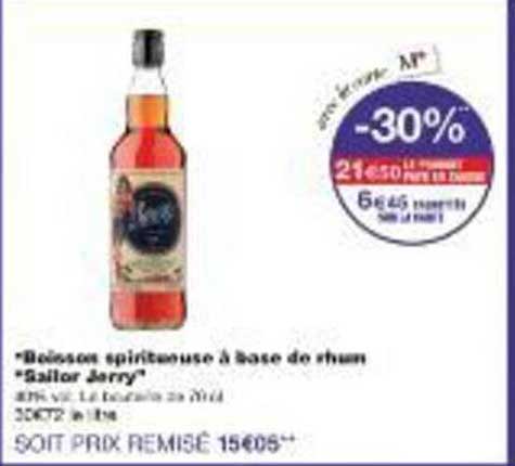 Bionn spiritueuse à base de rhum "Sailor Jerry"