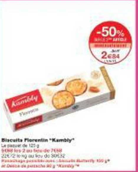 Biscuits Florentin "Kambly"