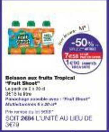 Boisson aux fruits Tropical "Fruit Shoot"