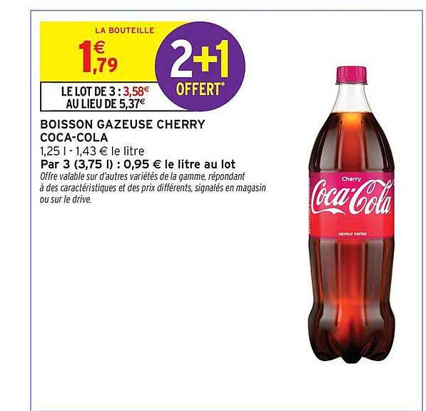 BOISSON GAZEUSE CHERRY COCA-COLA