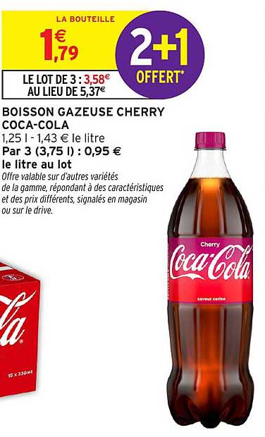 BOISSON GAZEUSE CHERRY COCA-COLA