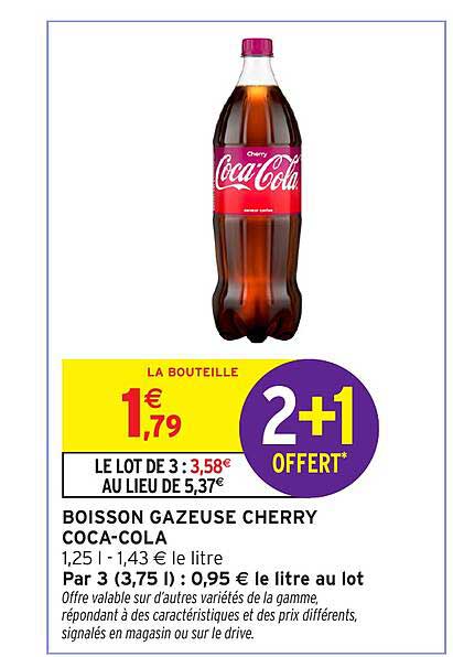 BOISSON GAZEUSE CHERRY COCA-COLA