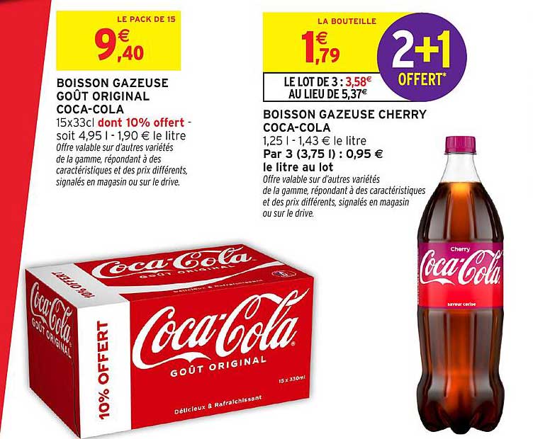 BOISSON GAZEUSE GOÛT ORIGINAL COCA-COLA