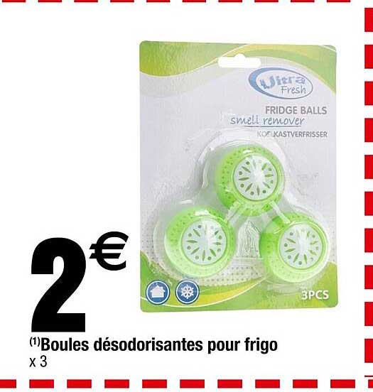 Boules désodorisantes pour frigo