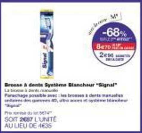 Brosse à dents Système Blancheur "Signal"