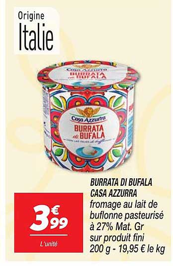 Burrata di Bufala Casa Azzurra