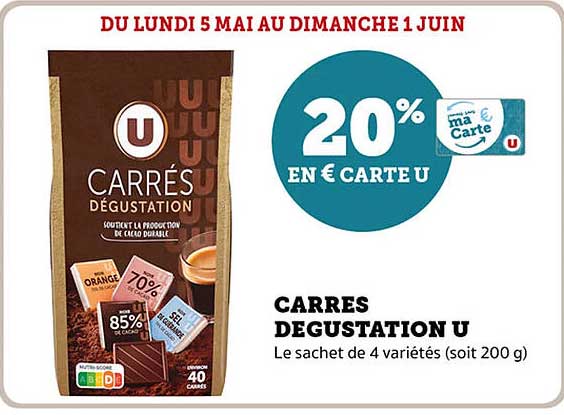 CARRES DEGUSTATION U