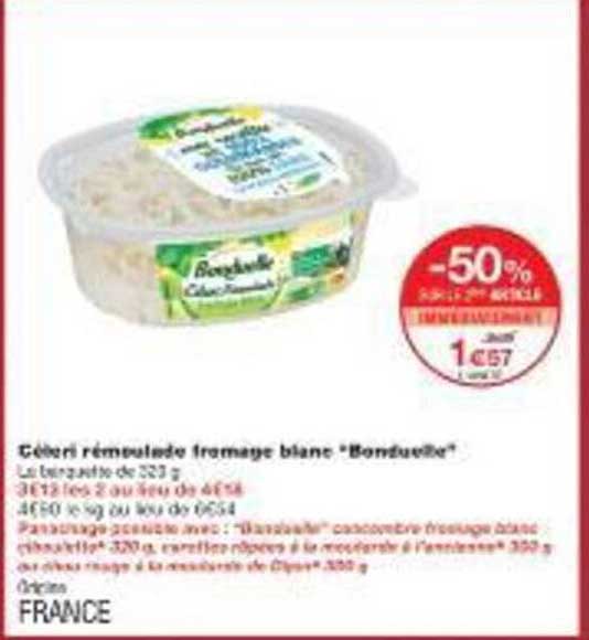 Céleri rémoulade fromage blanc "Bondue"