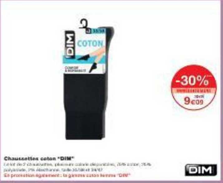 Chaussettes coton "DIM"